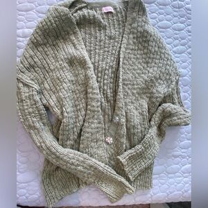 Sage Green Cardigan Sweater